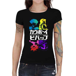 tshirt-femme-cowboy-bebop-coton-bio-noir