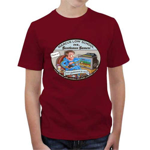 tshirt-enfant-marcus-lecon-1-coton-bio-rouge