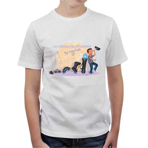 tshirt-enfant-evolution-coton-bio-blanc
