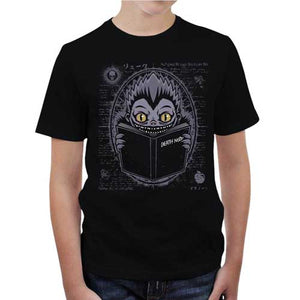 tshirt-enfant-ryuk-book-death-note-coton-bio-noir