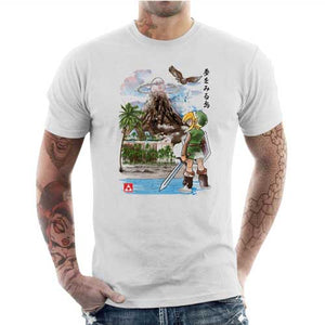 tshirt-homme-heros-awakening-coton-bio-blanc