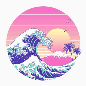 tshirt-the-great-dream-wave-artiste-japonais-coton-bio-blanc