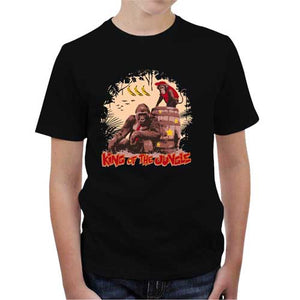 tshirt-enfant-king-of-the-jungle-coton-bio-noir