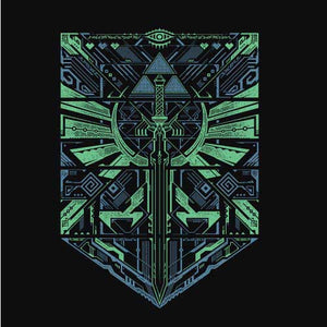 tshirt-cyber-z-legend-le-bouclier-et-la-technologie-coton-bio-noir