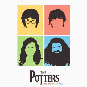 tshirt-the-potters-harry-potter-et-les-beatles-coton-bio-blanc