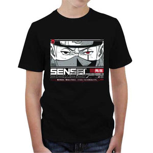 tshirt-enfant-kakashi-sensei-le-maitre-courageux-et-surpuissant-coton-bio-noir