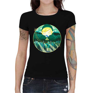 tshirt-femme-ocarina-song-coton-bio-noir