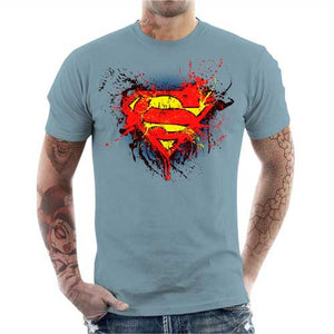 tshirt-homme-superman-coton-bio-ciel