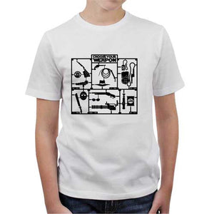 tshirt-enfant-choose-your-weapon-coton-bio-blanc
