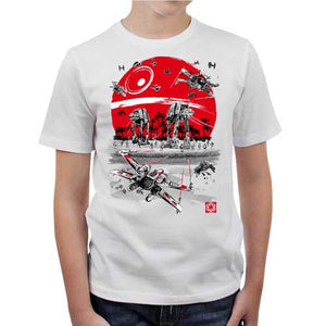 tshirt-enfant-battle-on-the-beach-coton-bio-blanc