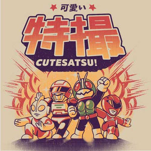 tshirt-cutezatsu-les-power-rangers-a-la-sauce-kawai-coton-bio-beige