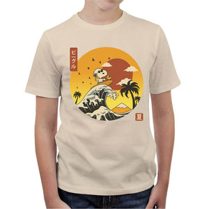 T-shirt Enfant Geek - Beagle Snoopy