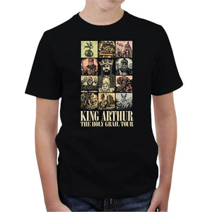 T-shirt Enfant Geek - King Arthur - The Holy Grail Tour
