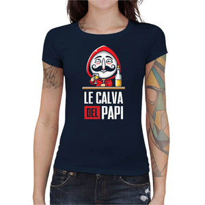 T-shirt Geekette - Calva Del Papi