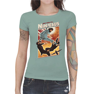 T-shirt Geekette - Ninjesus