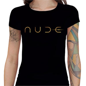 T-shirt Geekette - Nude