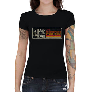 T-shirt Geekette - Retro 42