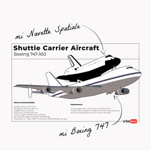 Tshirt Shuttle Carrier Aircraft - Noir