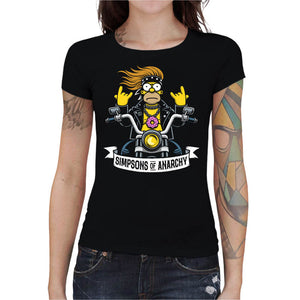 T-shirt Geekette - SIMPSONS OF ANARCHY