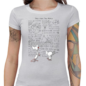 T-shirt Geekette - Take the world