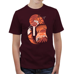 T-shirt Enfant Geek - Japanese Fox