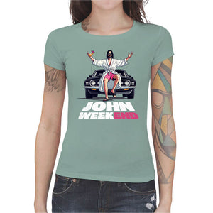 T-shirt Geekette - John Week End
