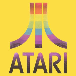 ATARI logo vintage - Couleur Jaune