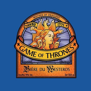 Bière du Westeros - Games of Throne - Couleur Bleu Royal