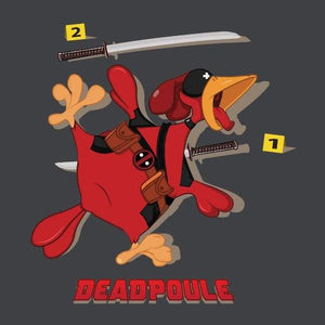 DeadPoule - Deadpool - Couleur Gris Foncé