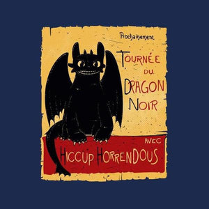Dragon Noir - T shirt Krokmou - Couleur Bleu Nuit