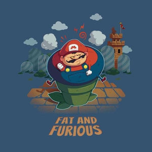 Fat and Furious - Mario - Couleur Bleu Gris
