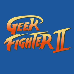 Geek Fighter II - Street Fighter 2 - Couleur Bleu Royal