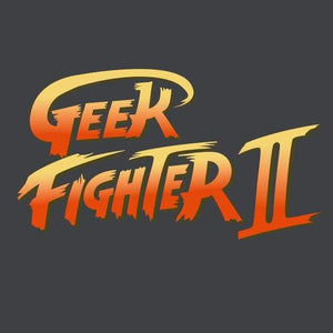 Geek Fighter II - Street Fighter 2 - Couleur Gris Foncé