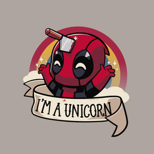 I am unicorn - Deadpool - Couleur Gris Clair