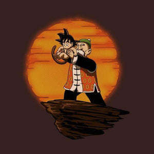 King Goku - T shirt DBZ - Couleur Chocolat