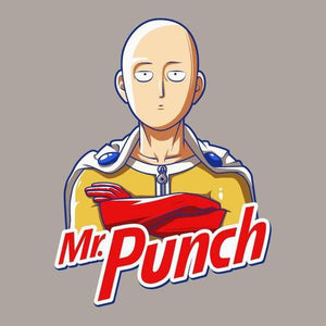 Mr Punch - Saitaman - Couleur Gris Clair