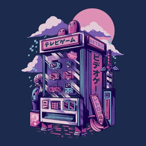 Retro vending machine – Retro gaming - Couleur Bleu Nuit
