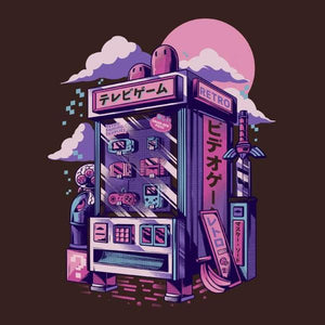 Retro vending machine – Retro gaming - Couleur Chocolat