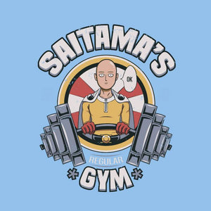 Saitama’s gym – Tshirt One Punch Man - Couleur Ciel