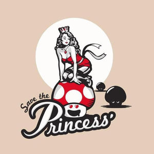 Save the Princess - Peach - Couleur Sable