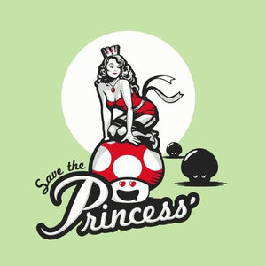 Save the Princess - Peach - Couleur Tilleul