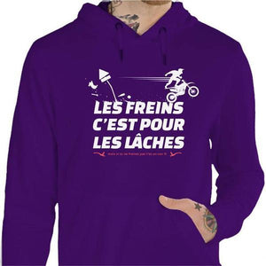 Sweat Moto - Les Freins - Couleur Violet - Taille S