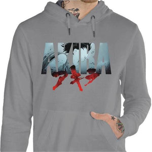Sweat geek - AKIRA - Couleur Gris Chine - Taille S