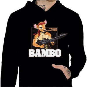 Sweat geek - Bambo Bambi - Couleur Noir - Taille S