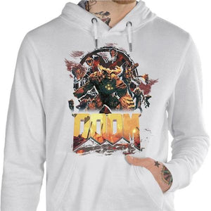 Sweat geek - DOOM New Generation - Couleur Blanc - Taille S