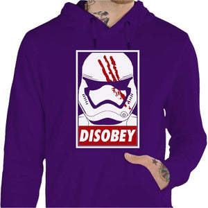 Sweat geek - Disobey - Couleur Violet - Taille S