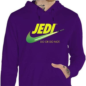 Sweat geek - Do or do not - Couleur Violet - Taille S
