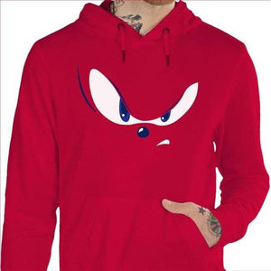 Sweat geek - Eyes of the Sonic - Couleur Rouge Vif - Taille S