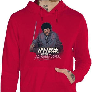 Sweat geek - Force Fiction - Couleur Rouge Vif - Taille S