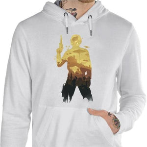 Sweat geek - Han Solo - Couleur Blanc - Taille S